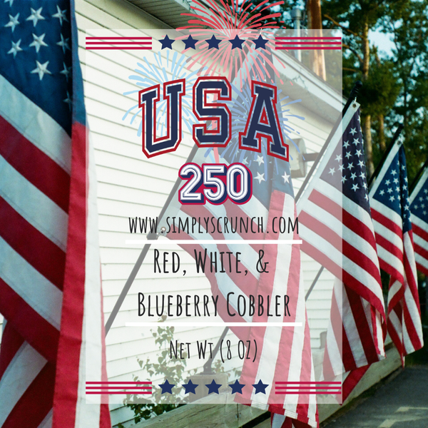 Red, White, & Blueberry Cobbler