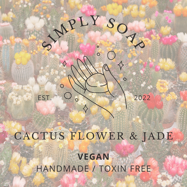 Cactus Flower & Jade - Vegan Soap 5.5 oz