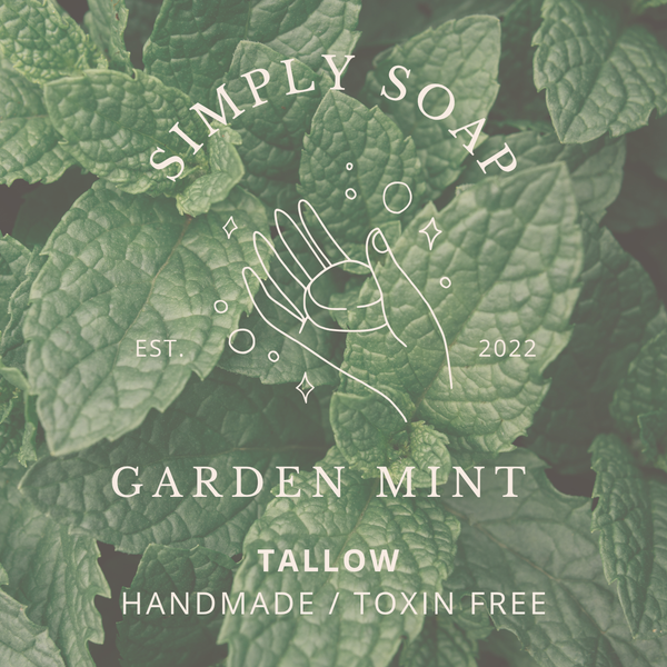 Garden Mint - Grass-Fed Tallow Soap 5.5 oz