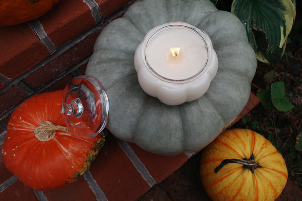 Glass Pumpkin (Apples and Maple Bourbon)
