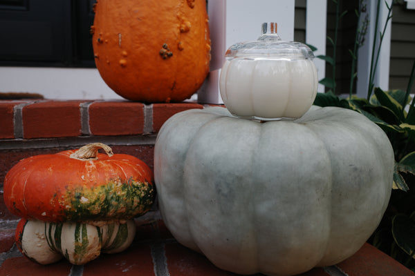 Glass Pumpkin (Apples and Maple Bourbon)