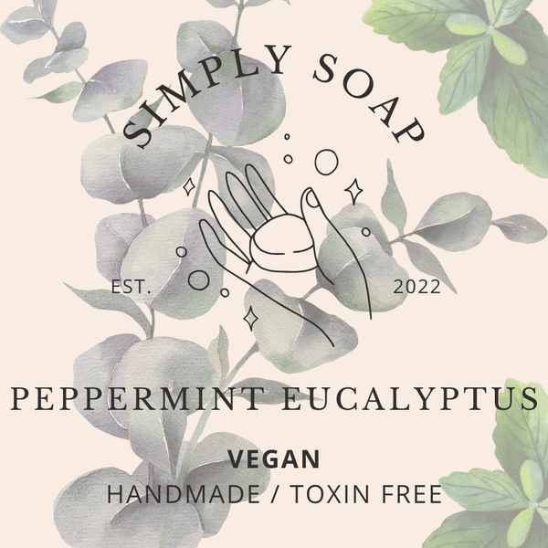 Peppermint Eucalyptus - Vegan Soap 5.5 oz